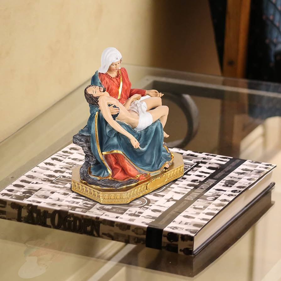 SCULPTORイタリア製 マリア様に抱かれるイエス様 楽天市場】ミケランジェロ作 ピエタ 聖母マリアに抱かれるイエス